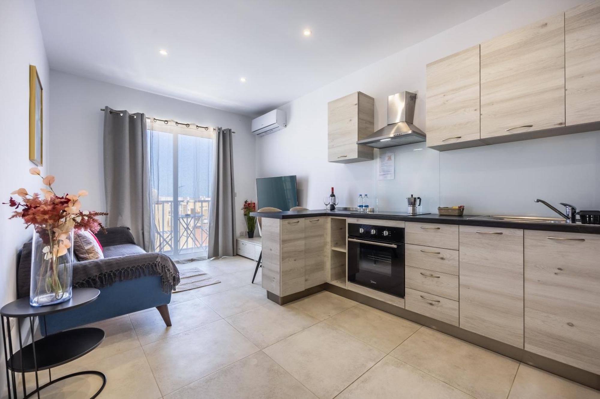 Ta Cetta Apartment 5 Min Walk From St Julians San Gwann Ngoại thất bức ảnh