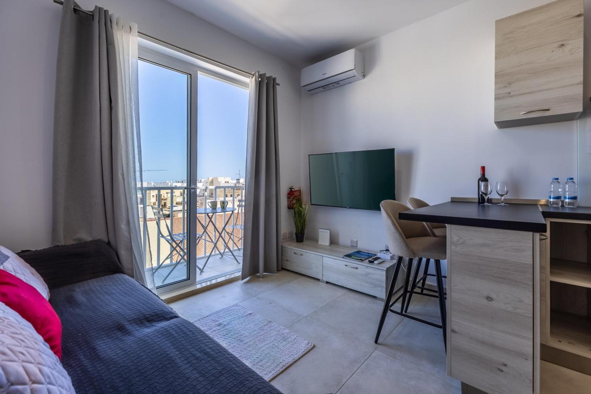 Ta Cetta Apartment 5 Min Walk From St Julians San Gwann Ngoại thất bức ảnh